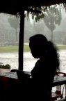 Sheltering from the rain