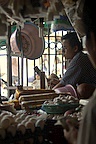 Shopping for ingredients in the market for a cooking course at The Smoking Pot