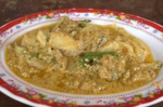 My Fish Amok looked not too appealing but tasted great!