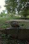 Remains of previous Chinese graves