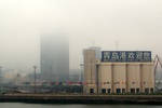 Finally we leave, one day late... in the fog