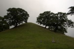 A Silla King burial hill in Gyeongju in the south of the country