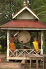 Monks at the local temple