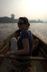 Early morning start on a boat from Sekong to Attapeu