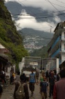 Zhangmu, Tibet in the distance