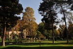 The garden in the Golestan Palace