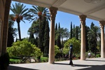 The gardens around the tobm of Hafez