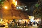 A Shiraz bazaar at night