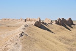 The ruins of the ancient town of Sauran