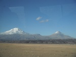 Our first views of Ararat fromt he Turkish side