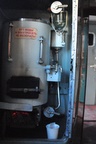 The water boiler on the Mongolian train