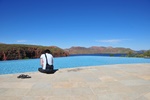 Campsite pool at Lake Argyle